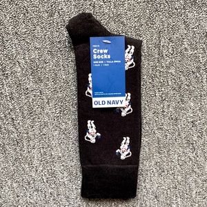 3/$18 Astronaut Funny Novelty Crew Socks - Brand New